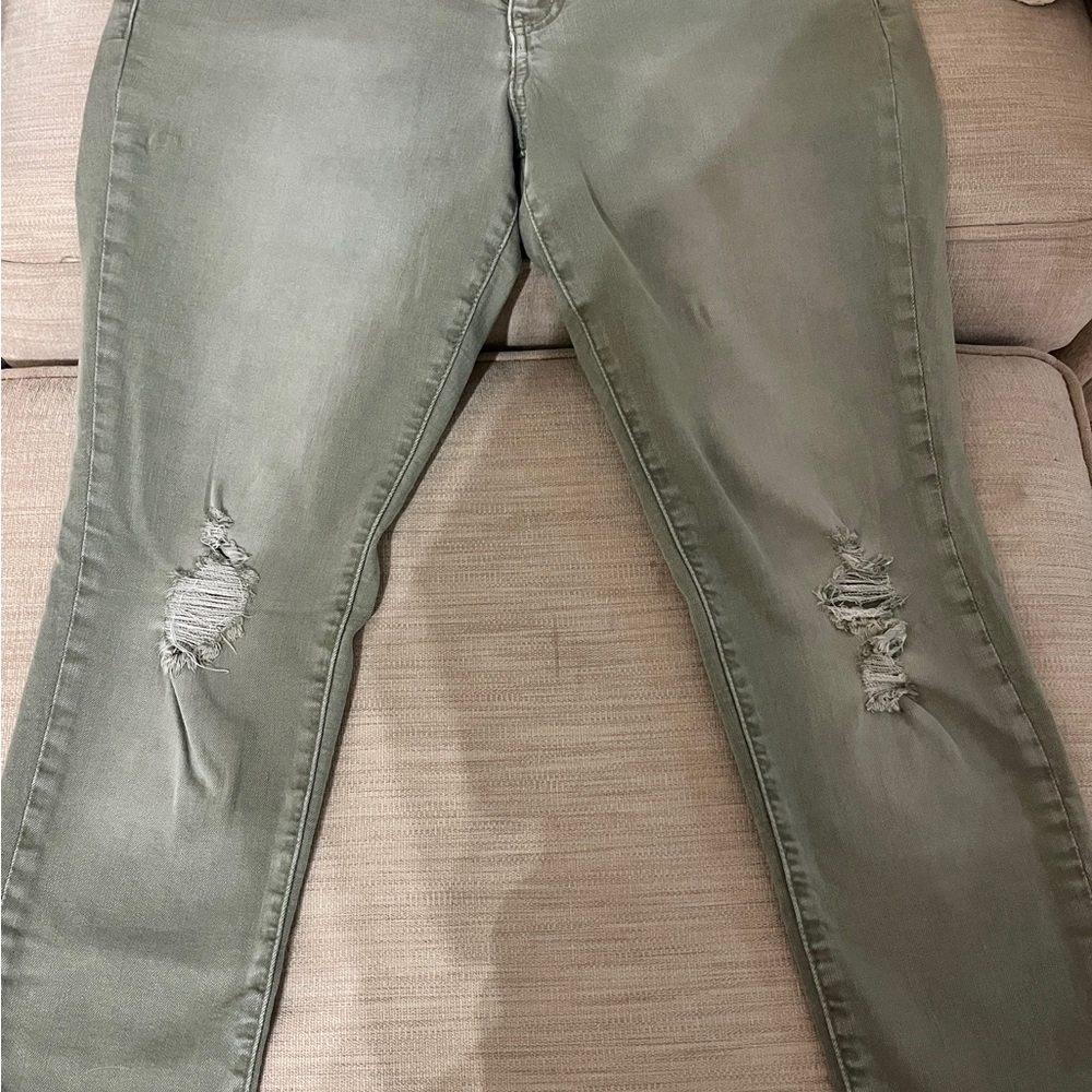 Altar'd State Sage Green Jeans